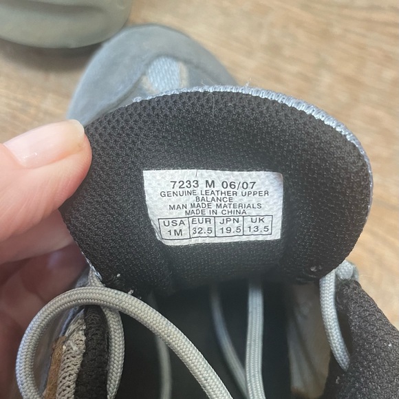 VASQUE MANTRA TAN GREY BLUE LEATHER HIKING SHOES 7233 Big Kid Size 1 EUR 32.5 - Picture 8 of 9